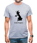 United Kingdom Silhouette Mens T-Shirt