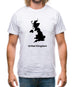 United Kingdom Silhouette Mens T-Shirt