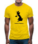 United Kingdom Silhouette Mens T-Shirt