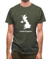 United Kingdom Silhouette Mens T-Shirt