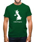 United Kingdom Silhouette Mens T-Shirt