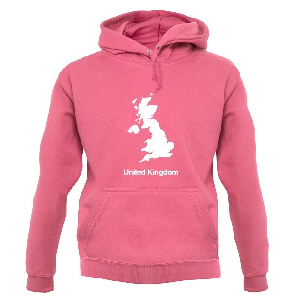 United Kingdom Silhouette unisex hoodie