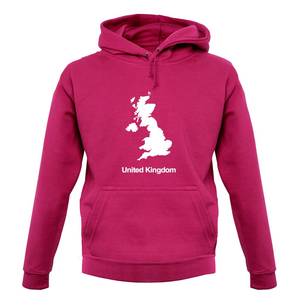 United Kingdom Silhouette unisex hoodie