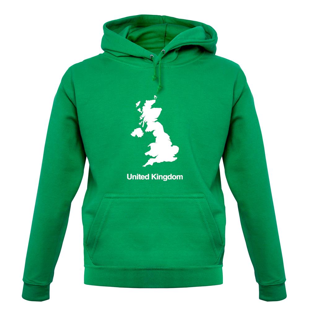 United Kingdom Silhouette unisex hoodie