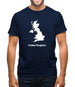 United Kingdom Silhouette Mens T-Shirt