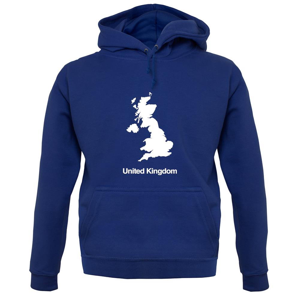 United Kingdom Silhouette unisex hoodie