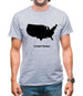 United States Silhouette Mens T-Shirt