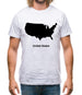 United States Silhouette Mens T-Shirt