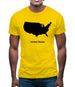 United States Silhouette Mens T-Shirt