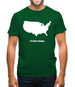 United States Silhouette Mens T-Shirt