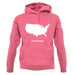 United States Silhouette unisex hoodie