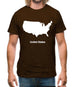 United States Silhouette Mens T-Shirt