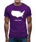 United States Silhouette Mens T-Shirt