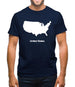 United States Silhouette Mens T-Shirt