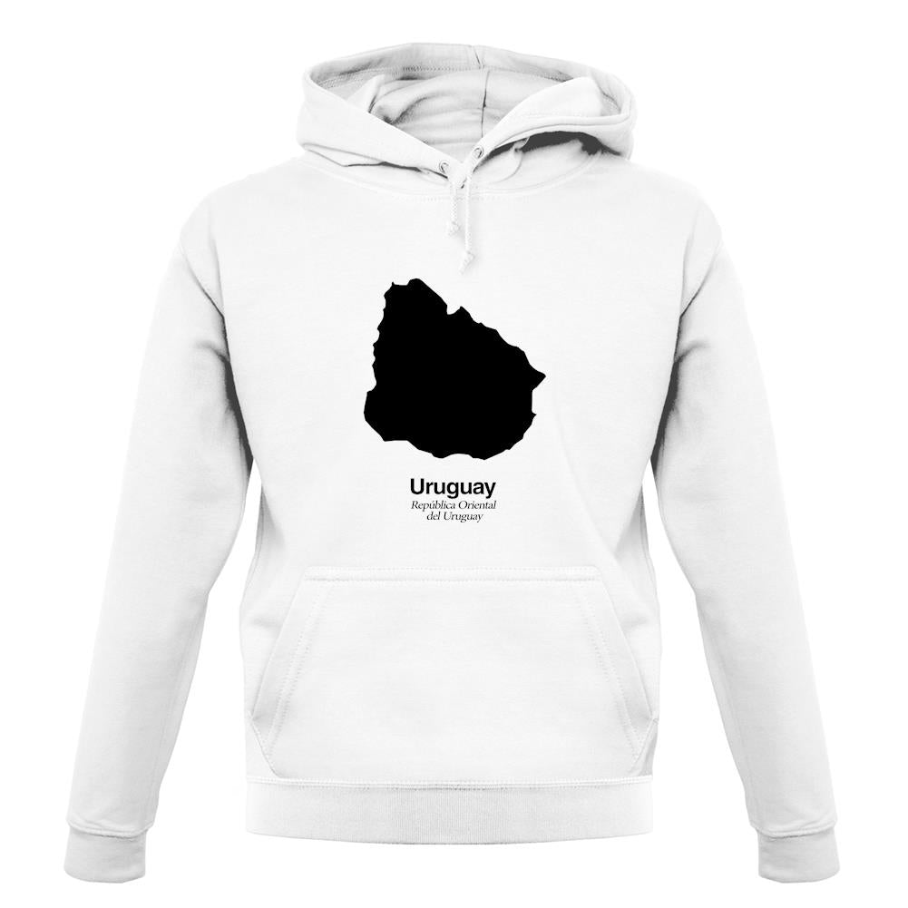 Uruguay Silhouette unisex hoodie