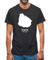 Uruguay Silhouette Mens T-Shirt