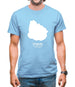 Uruguay Silhouette Mens T-Shirt