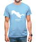 Uzbekistan Silhouette Mens T-Shirt