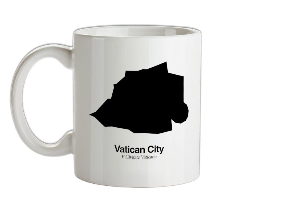 Vatican City Silhouette Ceramic Mug