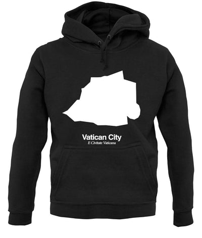 Vatican City Silhouette unisex hoodie