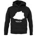 Vatican City Silhouette unisex hoodie