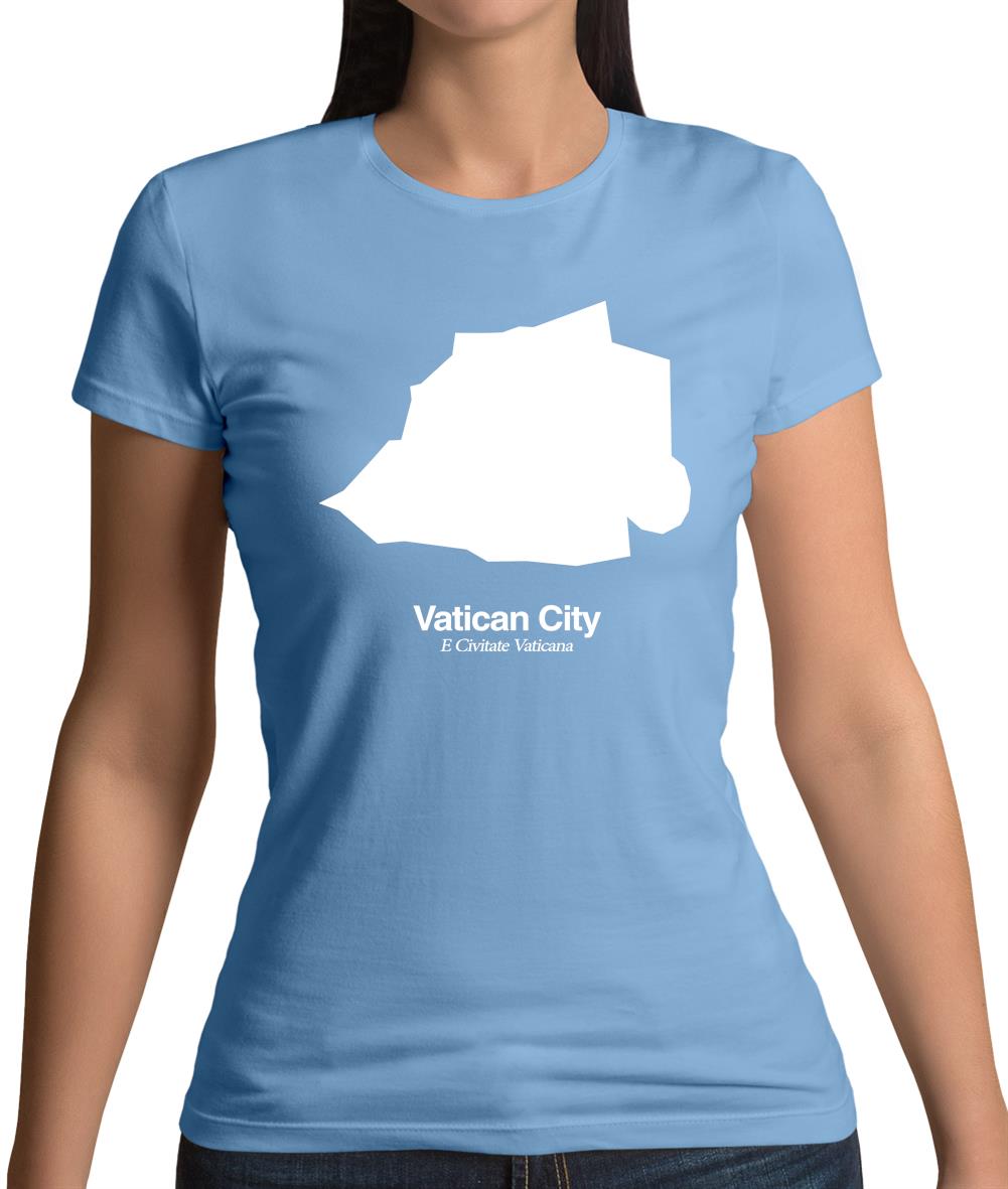 Vatican City Silhouette Womens T-Shirt