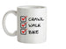 Crawl Walk Bike Ceramic Mug