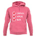 Crawl Walk Box unisex hoodie