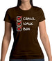 Crawl Walk Box Womens T-Shirt