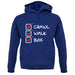 Crawl Walk Box unisex hoodie