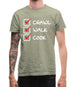Crawl Walk Cook Mens T-Shirt