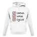 Crawl Walk Cycle unisex hoodie