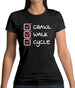 Crawl Walk Cycle Womens T-Shirt