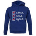 Crawl Walk Cycle unisex hoodie