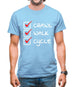 Crawl Walk Cycle Mens T-Shirt