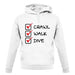 Crawl Walk Dive unisex hoodie