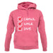 Crawl Walk Dive unisex hoodie