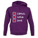 Crawl Walk Dive unisex hoodie