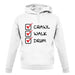 Crawl Walk Drum unisex hoodie