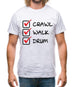 Crawl Walk Drum Mens T-Shirt