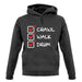Crawl Walk Drum unisex hoodie
