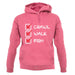 Crawl Walk Fish unisex hoodie