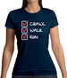 Crawl Walk Run Womens T-Shirt