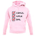 Crawl Walk Sail unisex hoodie