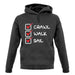 Crawl Walk Sail unisex hoodie