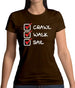 Crawl Walk Sail Womens T-Shirt