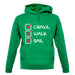Crawl Walk Sail unisex hoodie