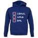 Crawl Walk Sail unisex hoodie