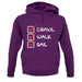 Crawl Walk Sail unisex hoodie