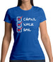 Crawl Walk Sail Womens T-Shirt